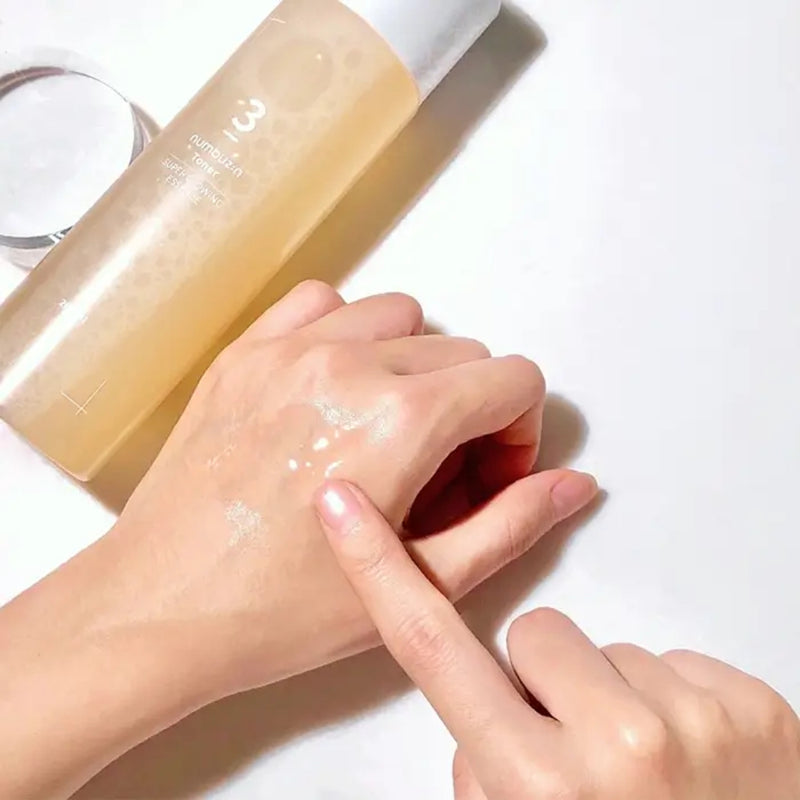 Toner and essence layering steps in a Korean skincare routine