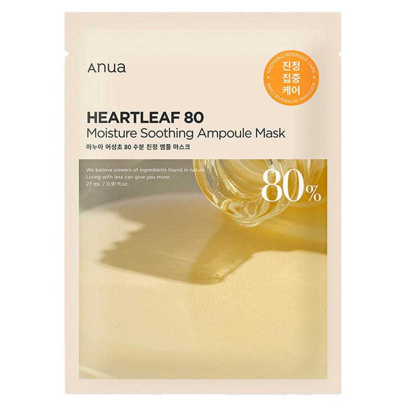 Anua Heartleaf 80% Moisture Soothing Ampoule Mask