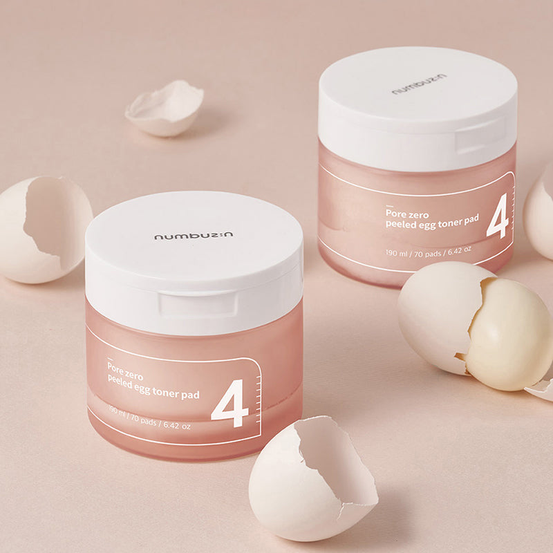Numbuzin No.4 Pore Zero Peeled Egg Toner Pad