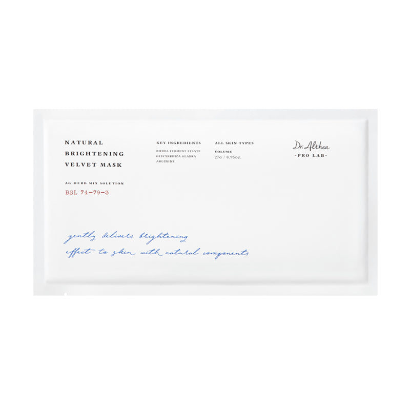 Dr. Althea Natural Brightening Velvet Mask
