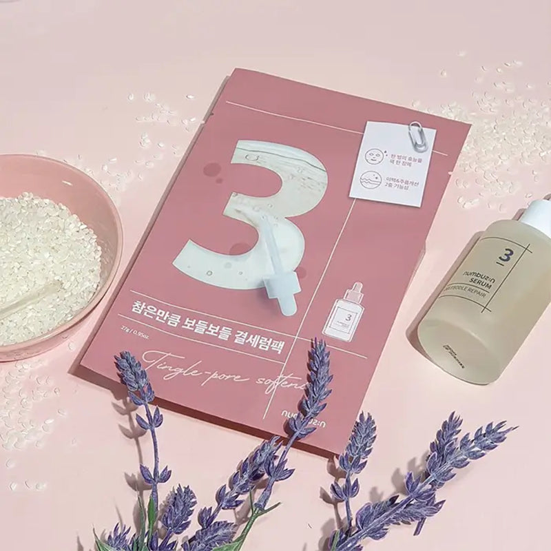 Numbuzin No.3 Tingle-Pore Softening Sheet Mask