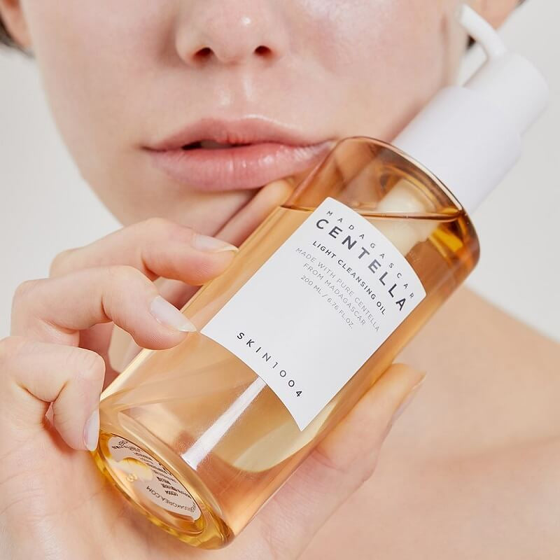 Oily skin balanced through lightweight Korean skincare routine focused on hydration and barrier support