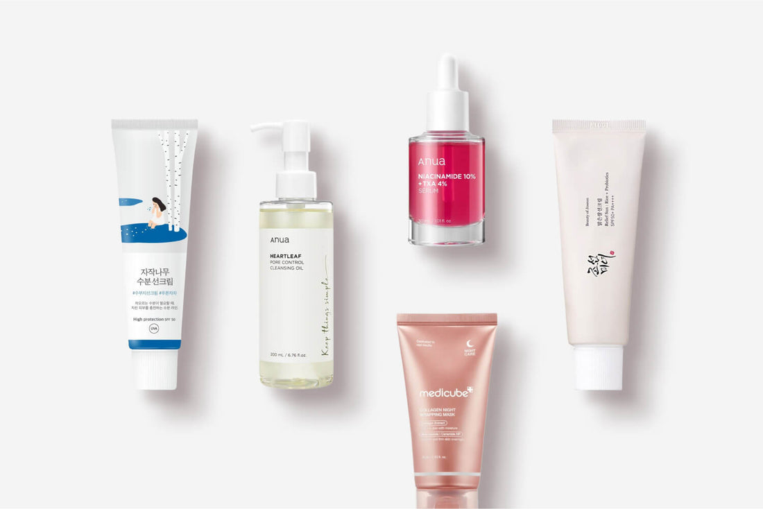 Choosing a Korean skincare routine based on skin goals and product layering