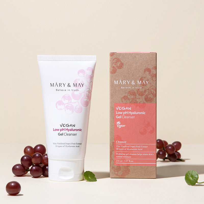 MARY & MAY Vegan Low pH Hyaluronic Gel Cleanser