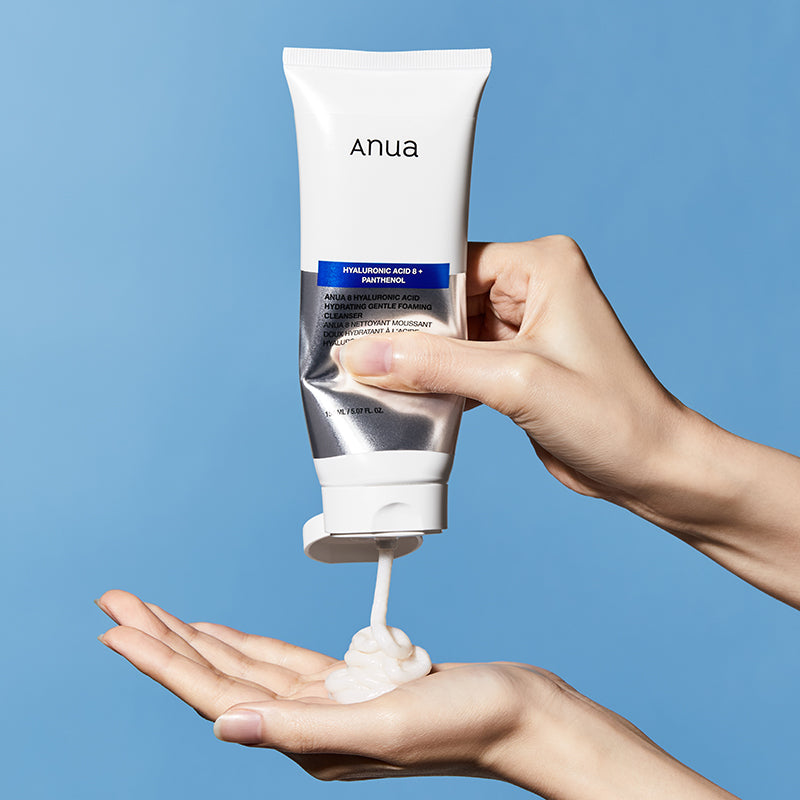 Anua 8 Hyaluronic Acid Hydrating Gentle Foaming Cleanser