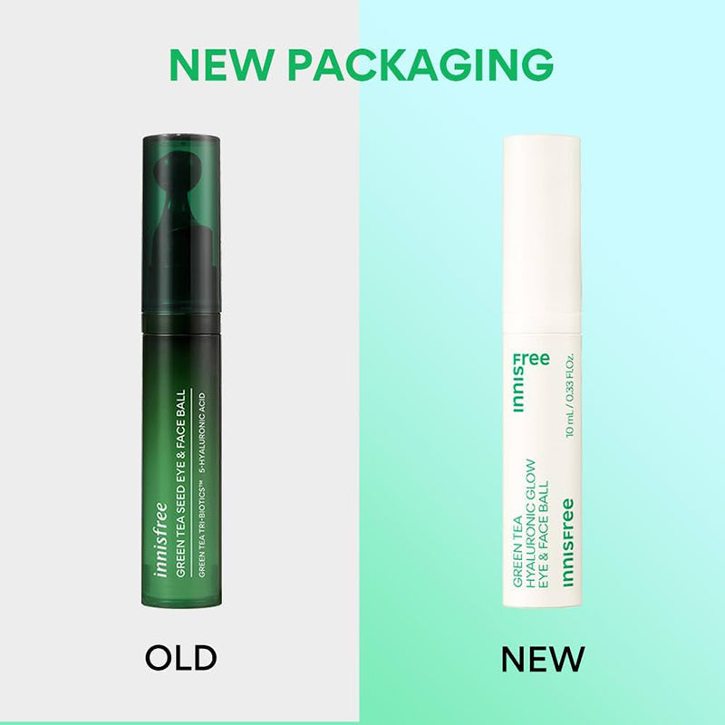 INNISFREE Green Tea Hyaluronic Glow Eye & Face Ball