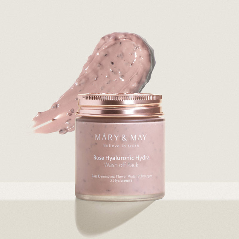 MARY & MAY Rose Hyaluronic Hydra Wash Off Pack
