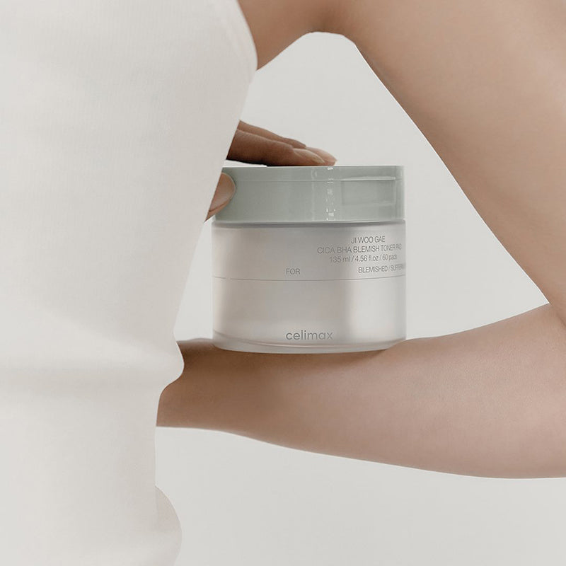 Celimax Ji Woo Gae Cica BHA Blemish Toner Pad
