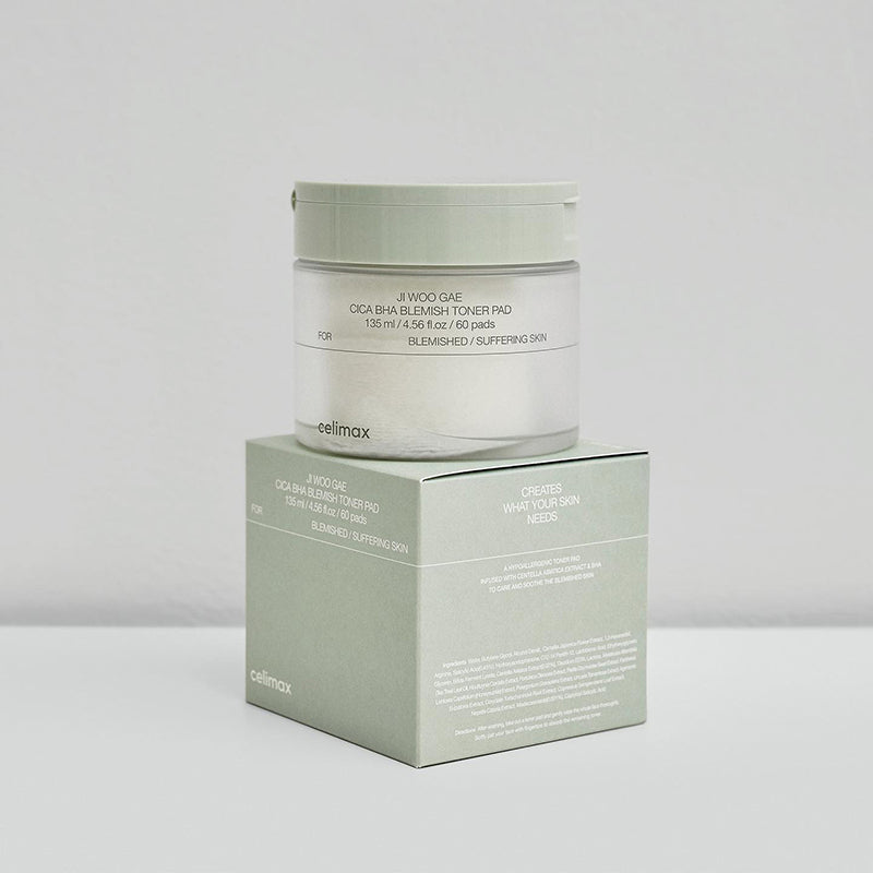 Celimax Ji Woo Gae Cica BHA Blemish Toner Pad