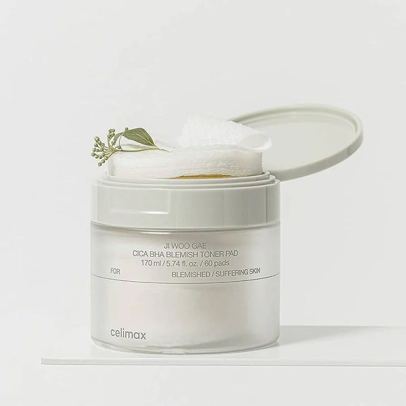 Celimax Ji Woo Gae Cica BHA Blemish Toner Pad