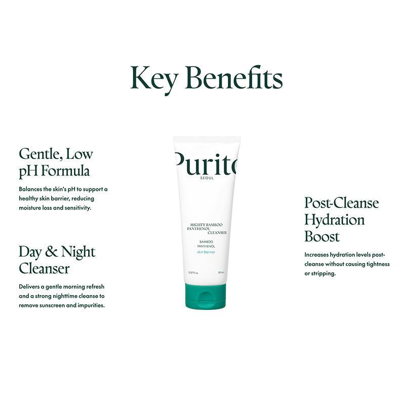 Purito Seoul Mighty Bamboo Panthenol Cleanser