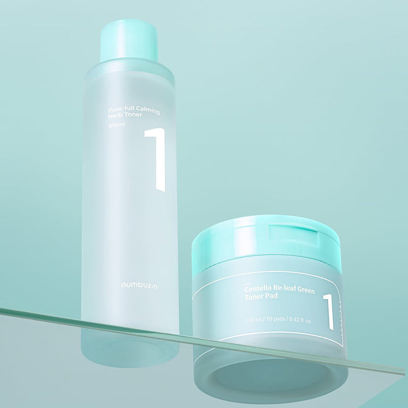 Numbuzin No.1 Centella Re-Leaf Green Toner Pad