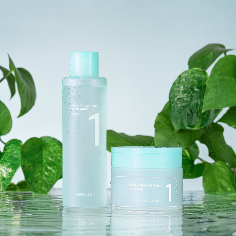 Numbuzin No.1 Centella Re-Leaf Green Toner Pad