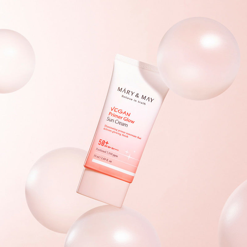 MARY & MAY Vegan Primer Glow Sun Cream SPF50+ PA++++