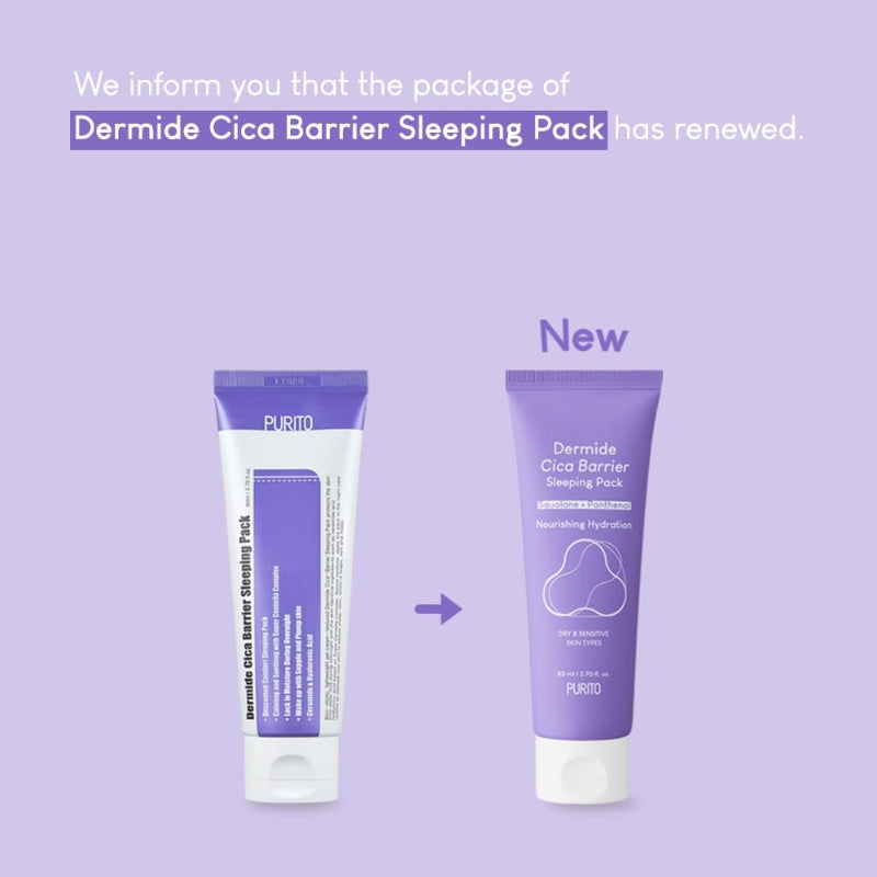 Purito Seoul Dermide Cica Barrier Sleeping Pack