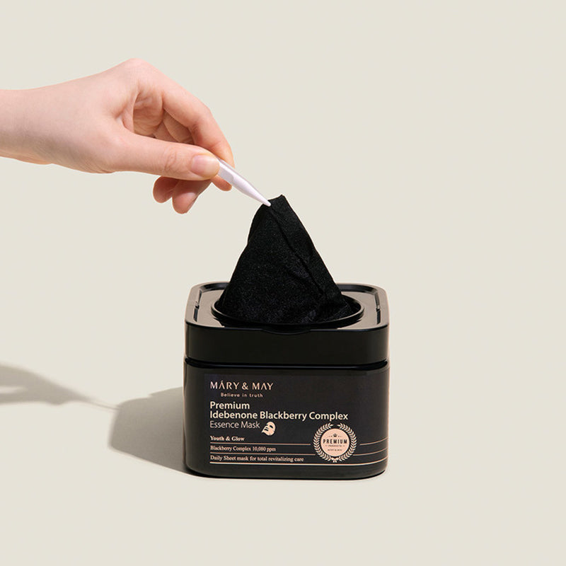 MARY & MAY Premium Idebenone Blackberry Complex Essence Mask