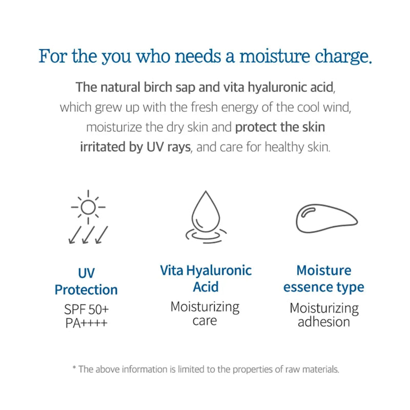 ROUND LAB Birch Juice Moisturizing Sun Cream SPF50+ PA++++