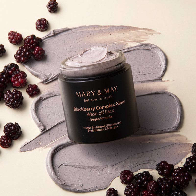 MARY & MAY Blackberry Complex Glow Wash Off Pack
