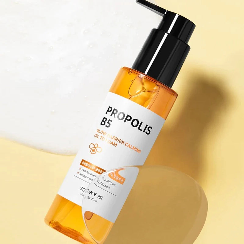 SOME BY MI Propolis B5 Glow Barrier Calming Oil to Foam