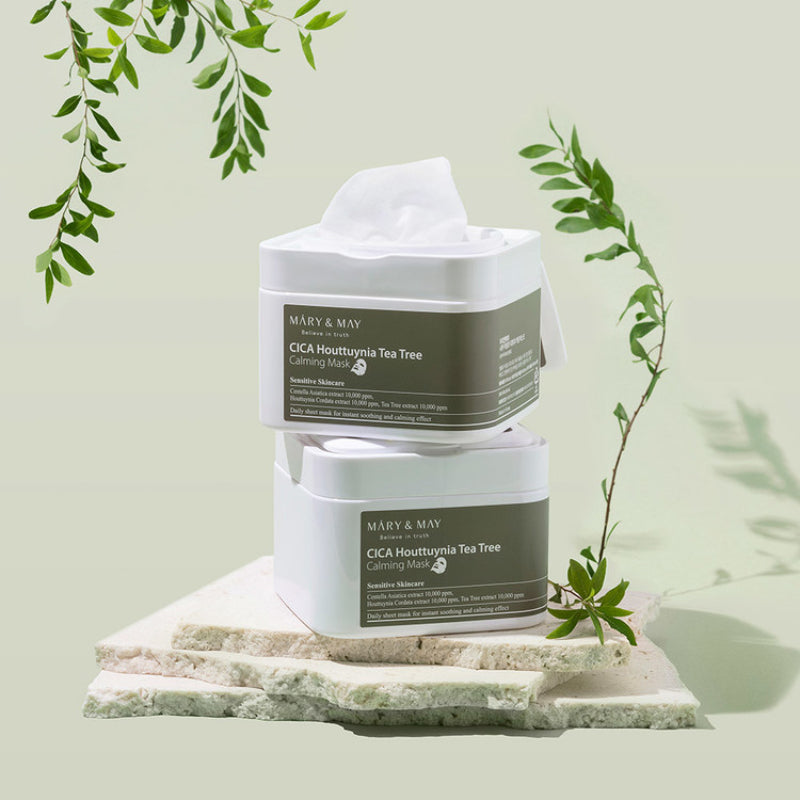 MARY & MAY CICA Houttuynia Tea Tree Calming Mask