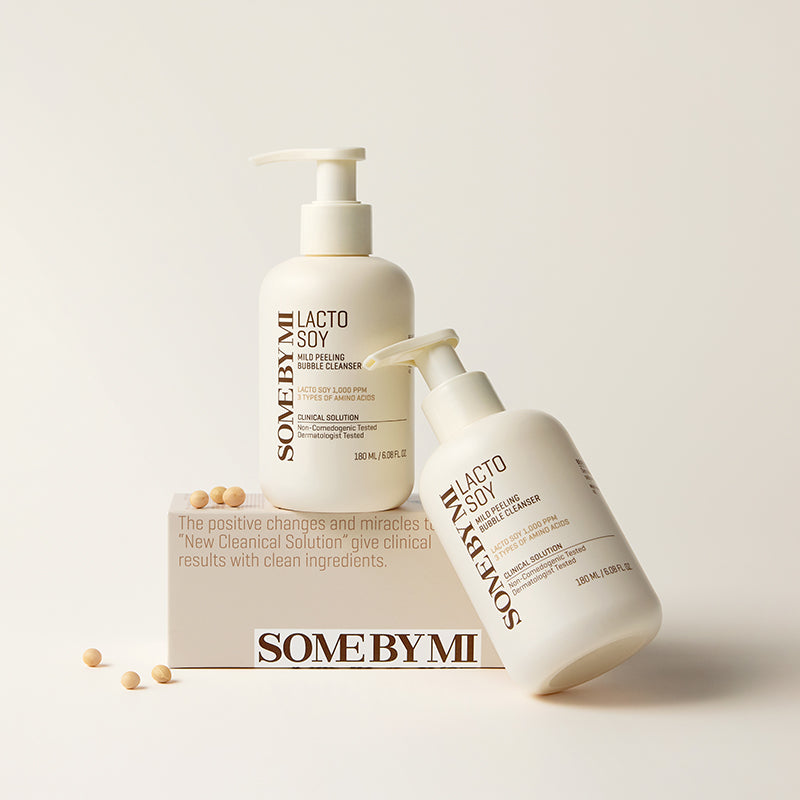 SOME BY MI Lacto Soy Mild Peeling Bubble Cleanser
