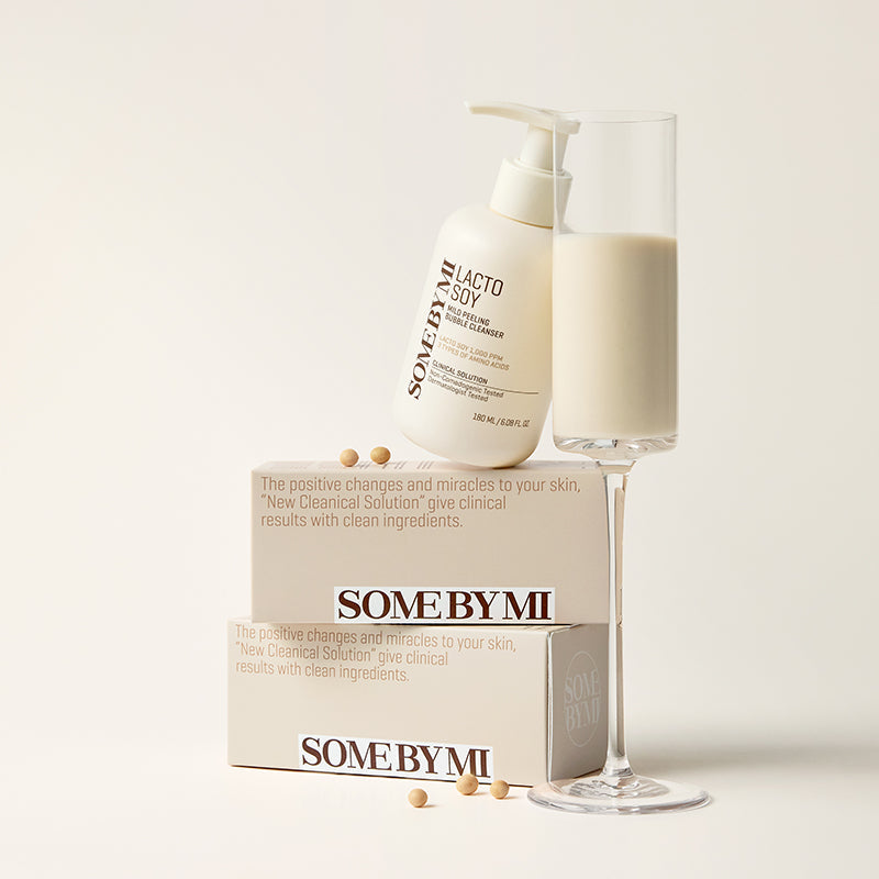 SOME BY MI Lacto Soy Mild Peeling Bubble Cleanser