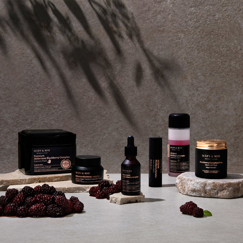 MARY & MAY Premium Idebenone Blackberry Complex Essence Mask