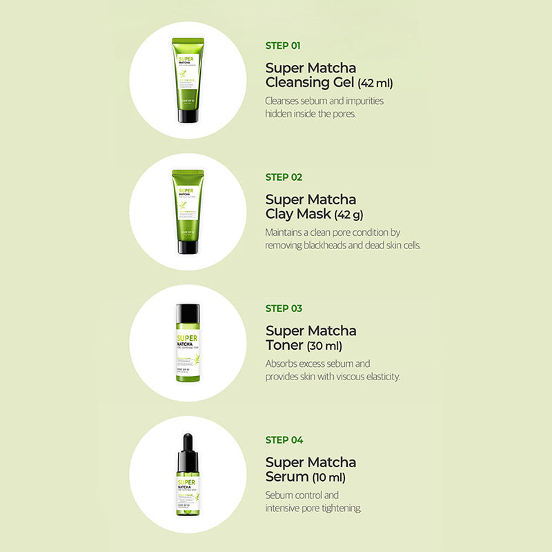 SOME BY MI Super Matcha Pore Care Starter Kit