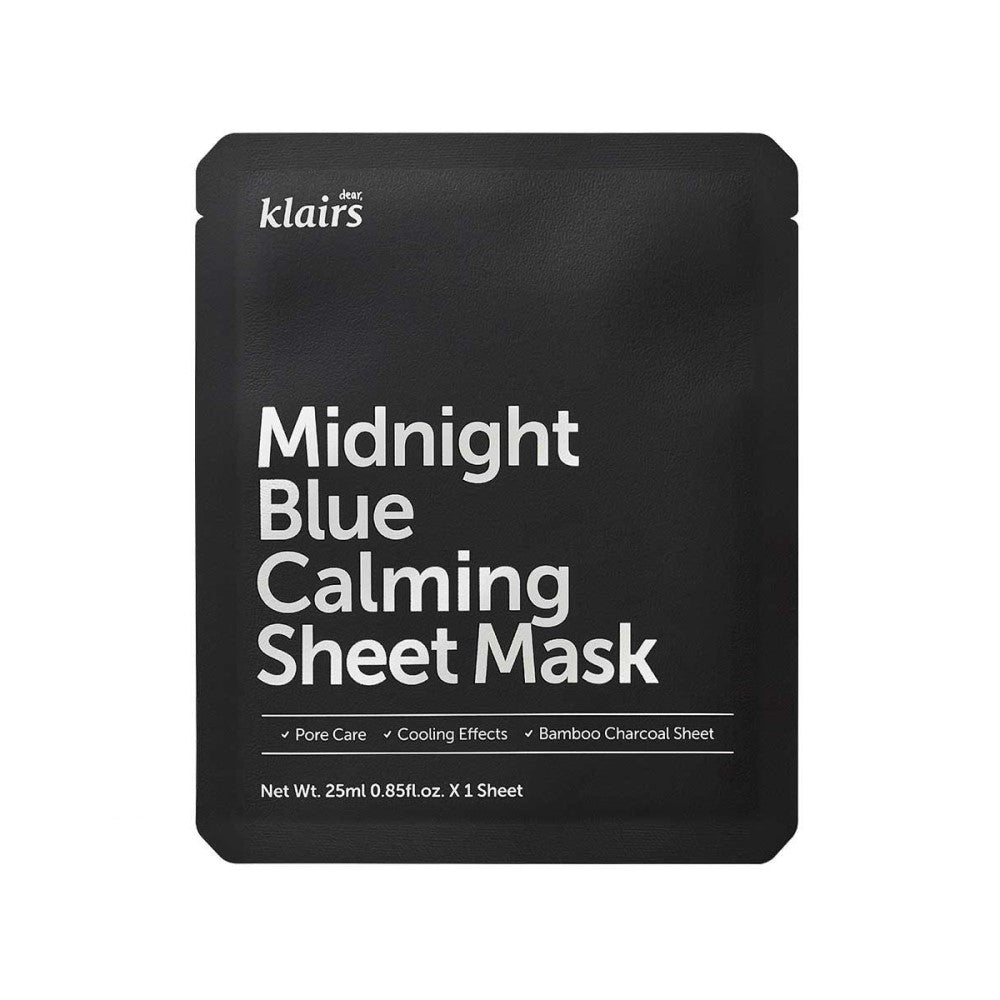 Dear Klairs Midnight Blue Calming Sheet Mask