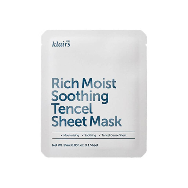 Dear Klairs Rich Moist Soothing Tencel Sheet Mask