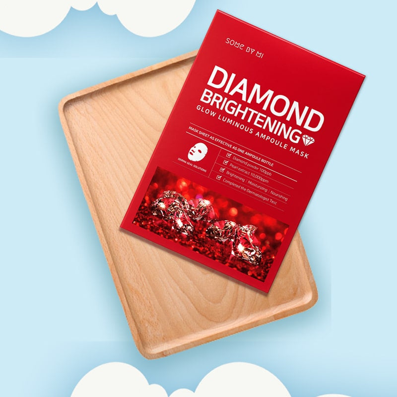 SOME BY MI Diamond Brightening Calming Glow Luminous Ampoule Mask