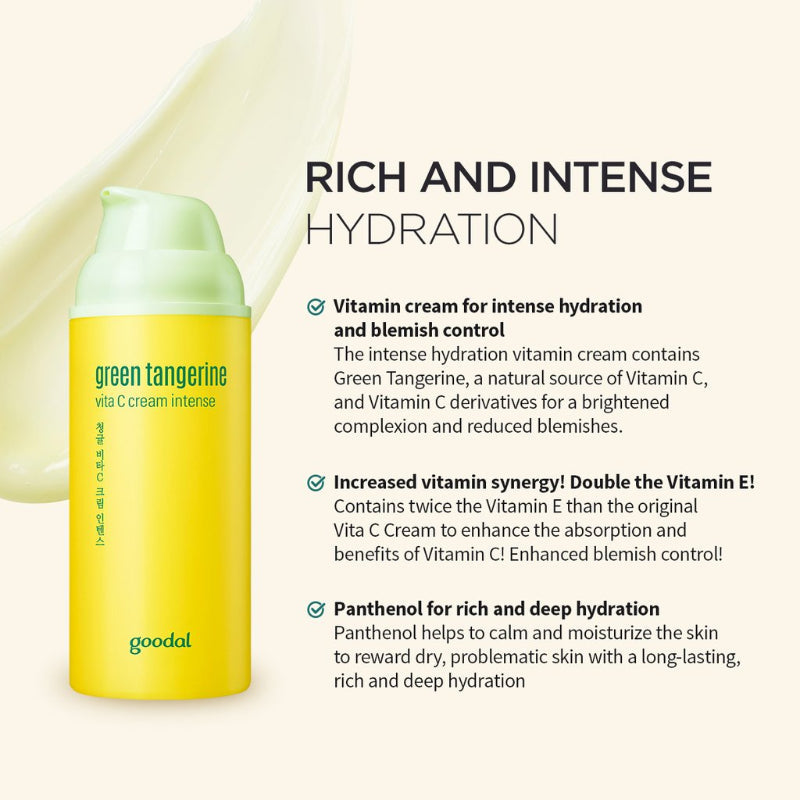Goodal Green Tangerine Vitamin C Cream Intense