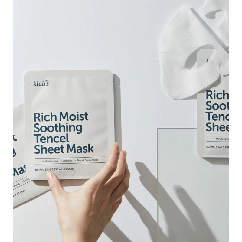 Dear Klairs Rich Moist Soothing Tencel Sheet Mask