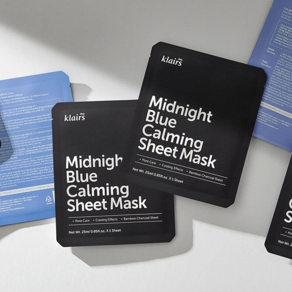 Dear Klairs Midnight Blue Calming Sheet Mask