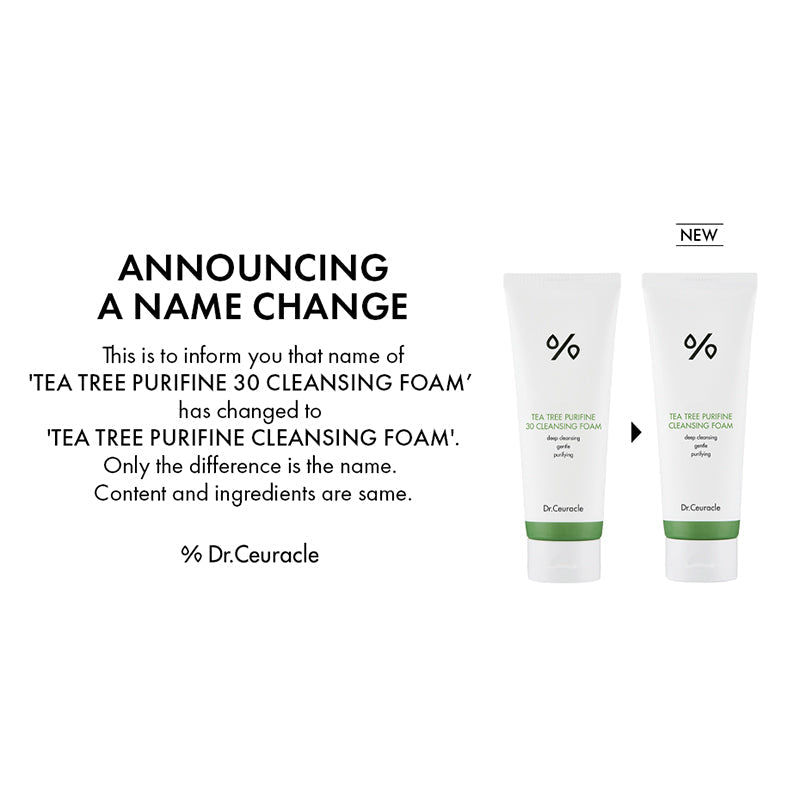 Dr. Ceuracle Tea Tree Purifine Cleansing Foam