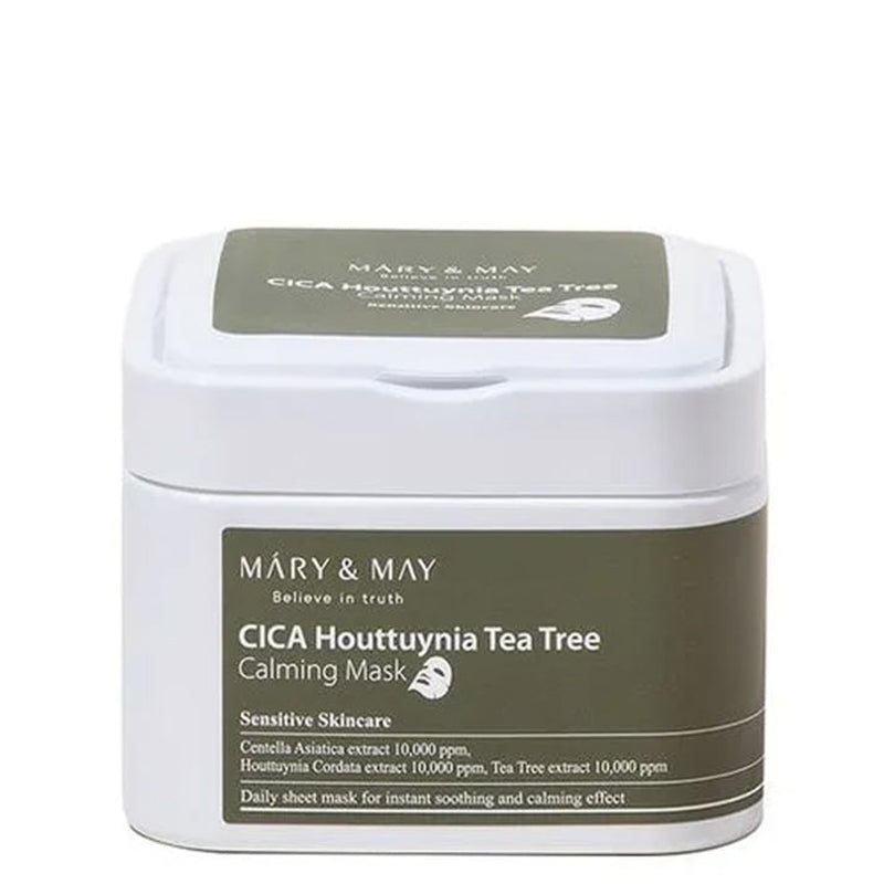 MARY & MAY CICA Houttuynia Tea Tree Calming Mask