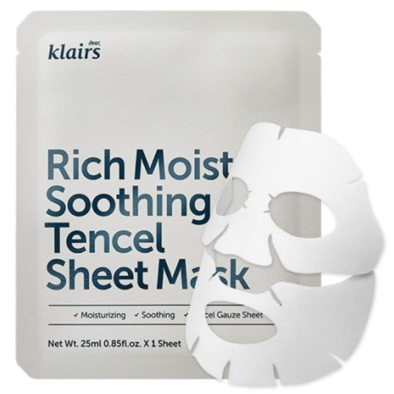 Dear Klairs Rich Moist Soothing Tencel Sheet Mask