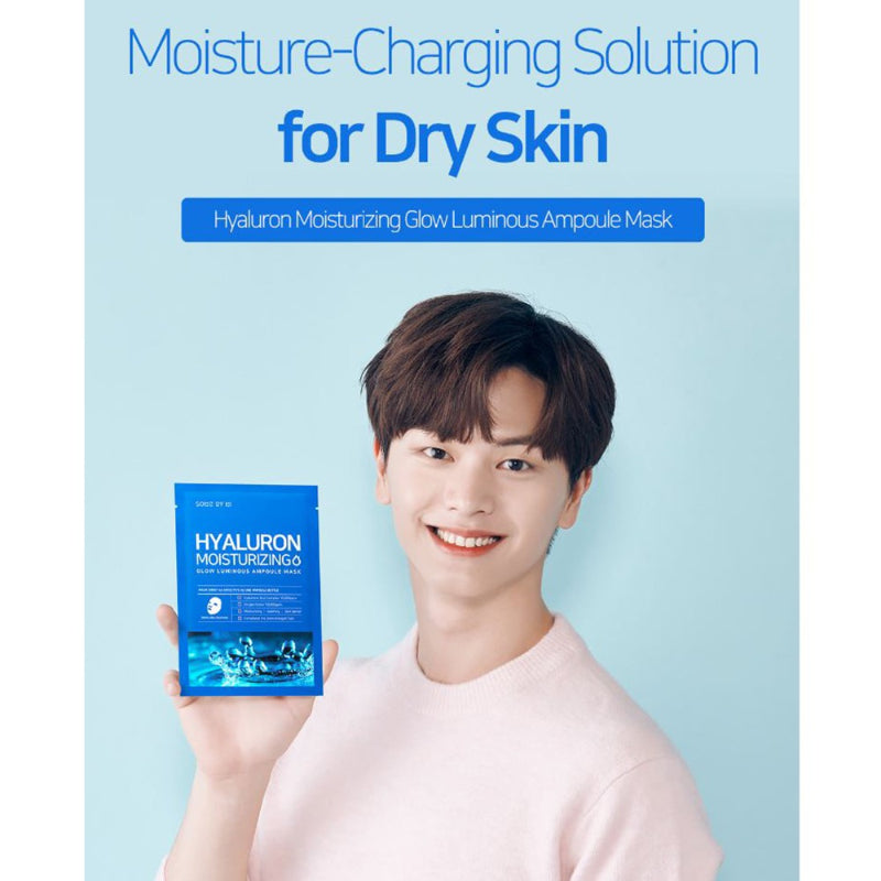 SOME BY MI Hyaluron Moisturizing Glow Luminous Ampoule Mask