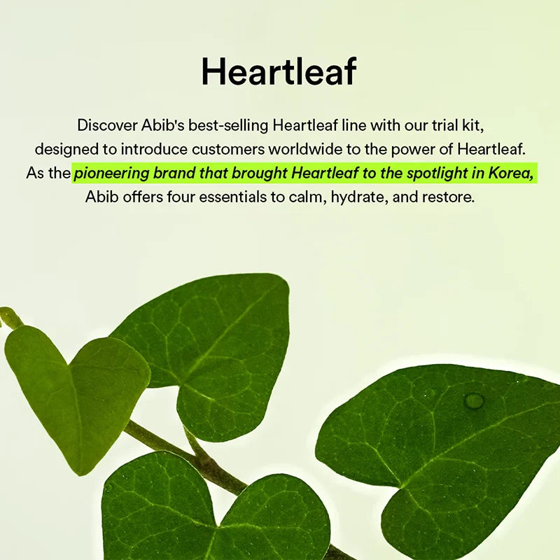 Abib Heartleaf Calming Trial Kit