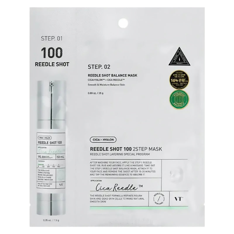 VT Cosmetics Mild Reedle Shot 100 2-Step Mask
