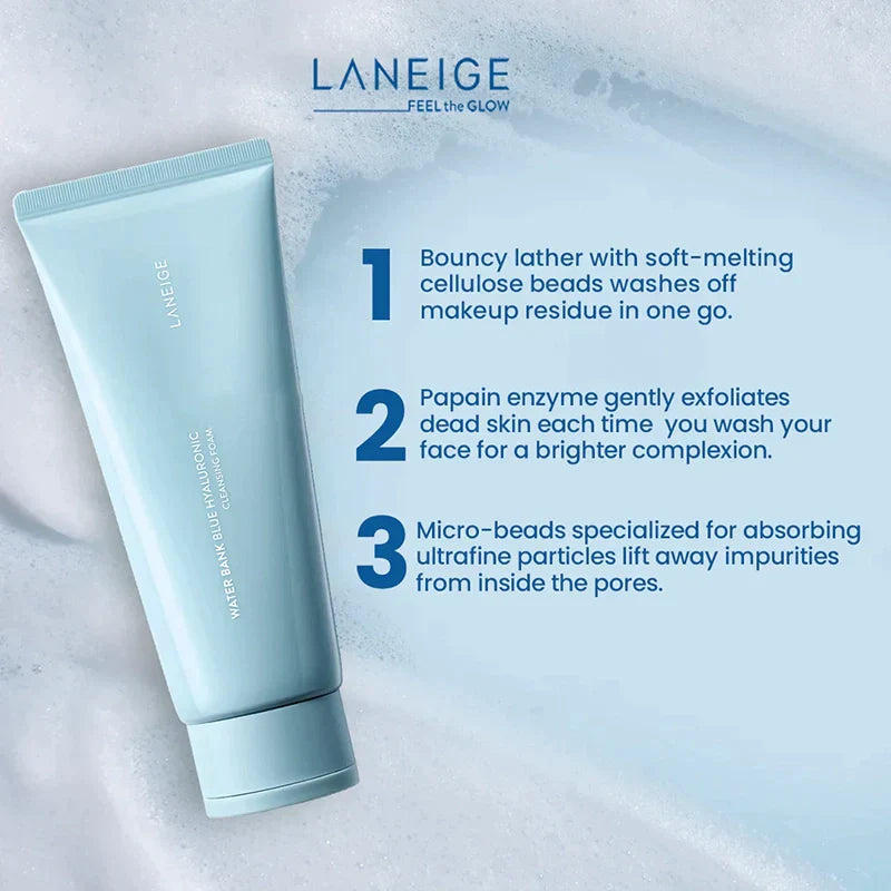 Laneige Water Bank Blue Hyaluronic Cleansing Foam