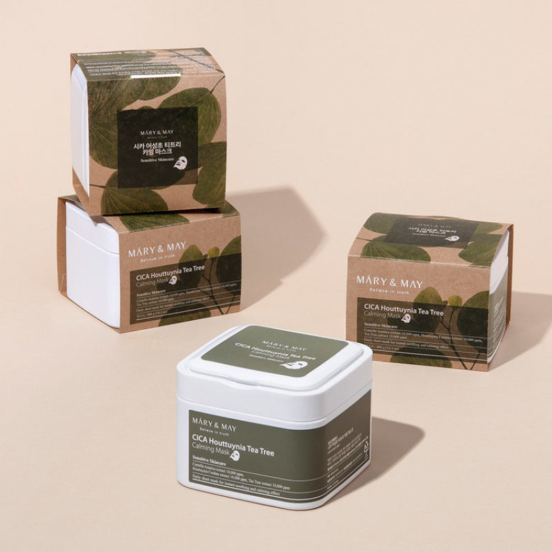 MARY & MAY CICA Houttuynia Tea Tree Calming Mask