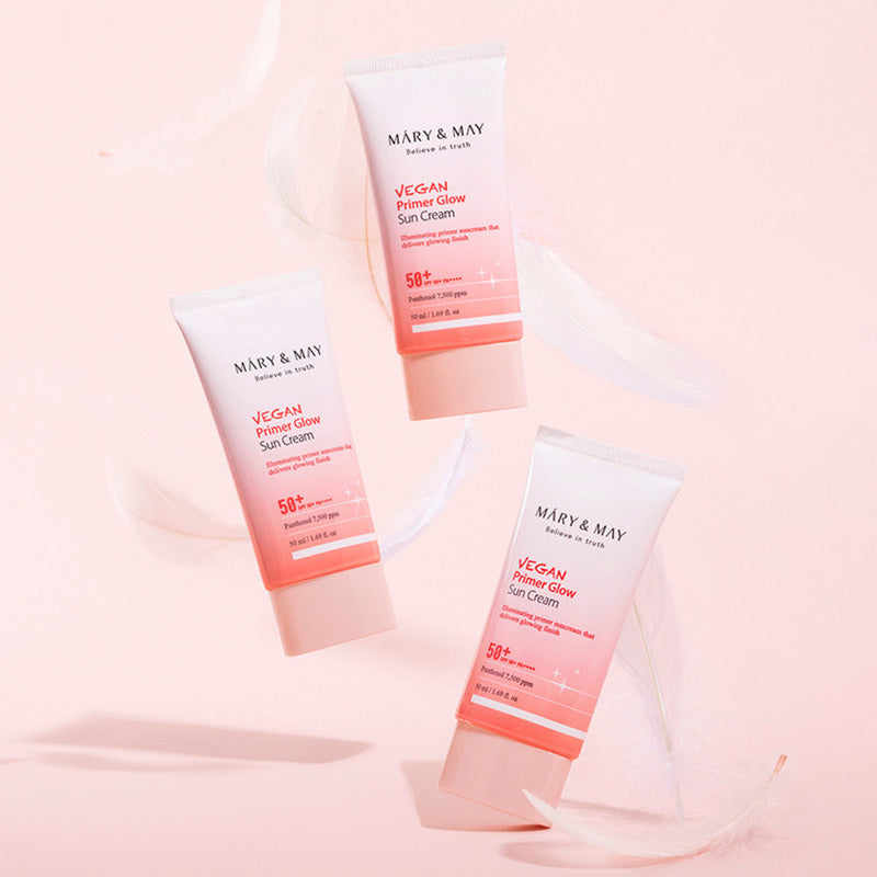 MARY & MAY Vegan Primer Glow Sun Cream SPF50+ PA++++