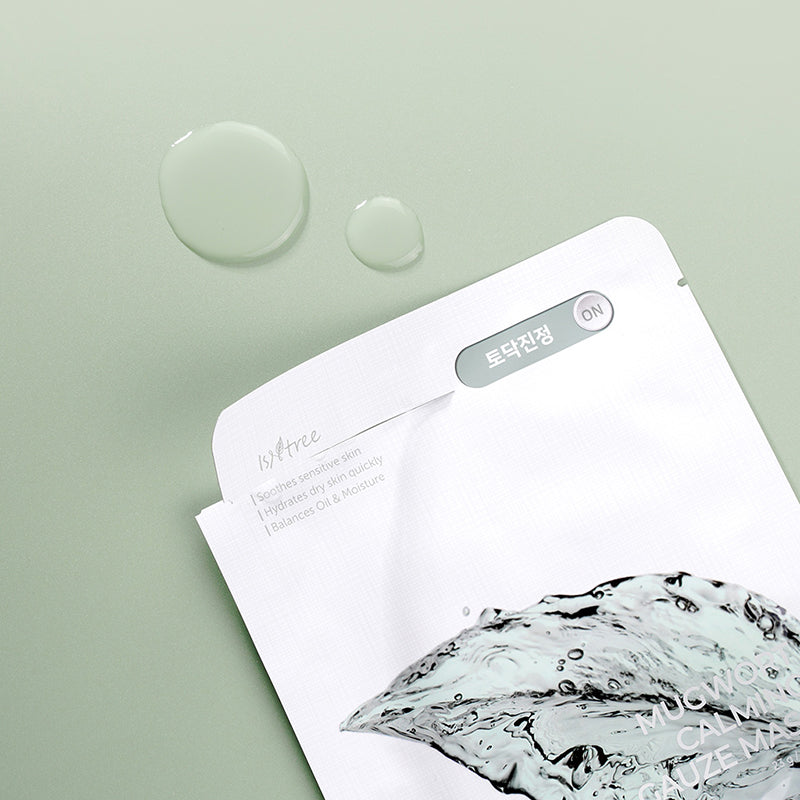 ISNTREE Mugwort Calming Gauze Mask