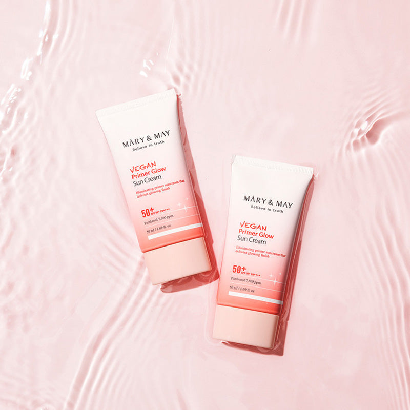 MARY & MAY Vegan Primer Glow Sun Cream SPF50+ PA++++
