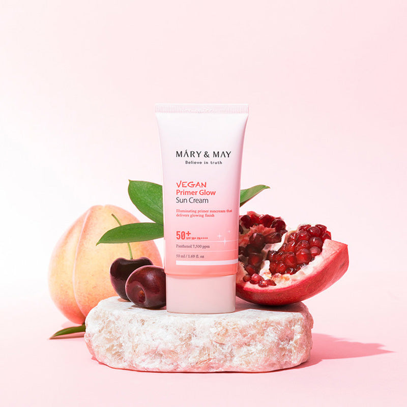 MARY & MAY Vegan Primer Glow Sun Cream SPF50+ PA++++