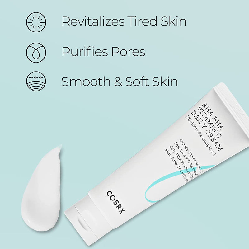 COSRX Refresh AHA BHA Vitamin C Daily Cream