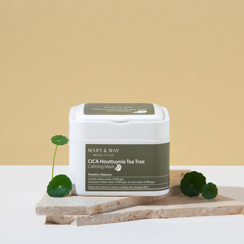 MARY & MAY CICA Houttuynia Tea Tree Calming Mask