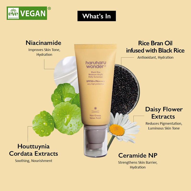 Haruharu Wonder Black Rice Moisture Airfit Daily Sunscreen SPF50+ PA++++