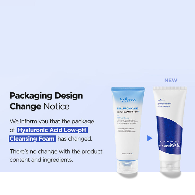 Isntree Hyaluronic Acid Low-pH Cleansing Foam
